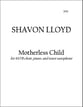 Motherless Child SATB choral sheet music cover
